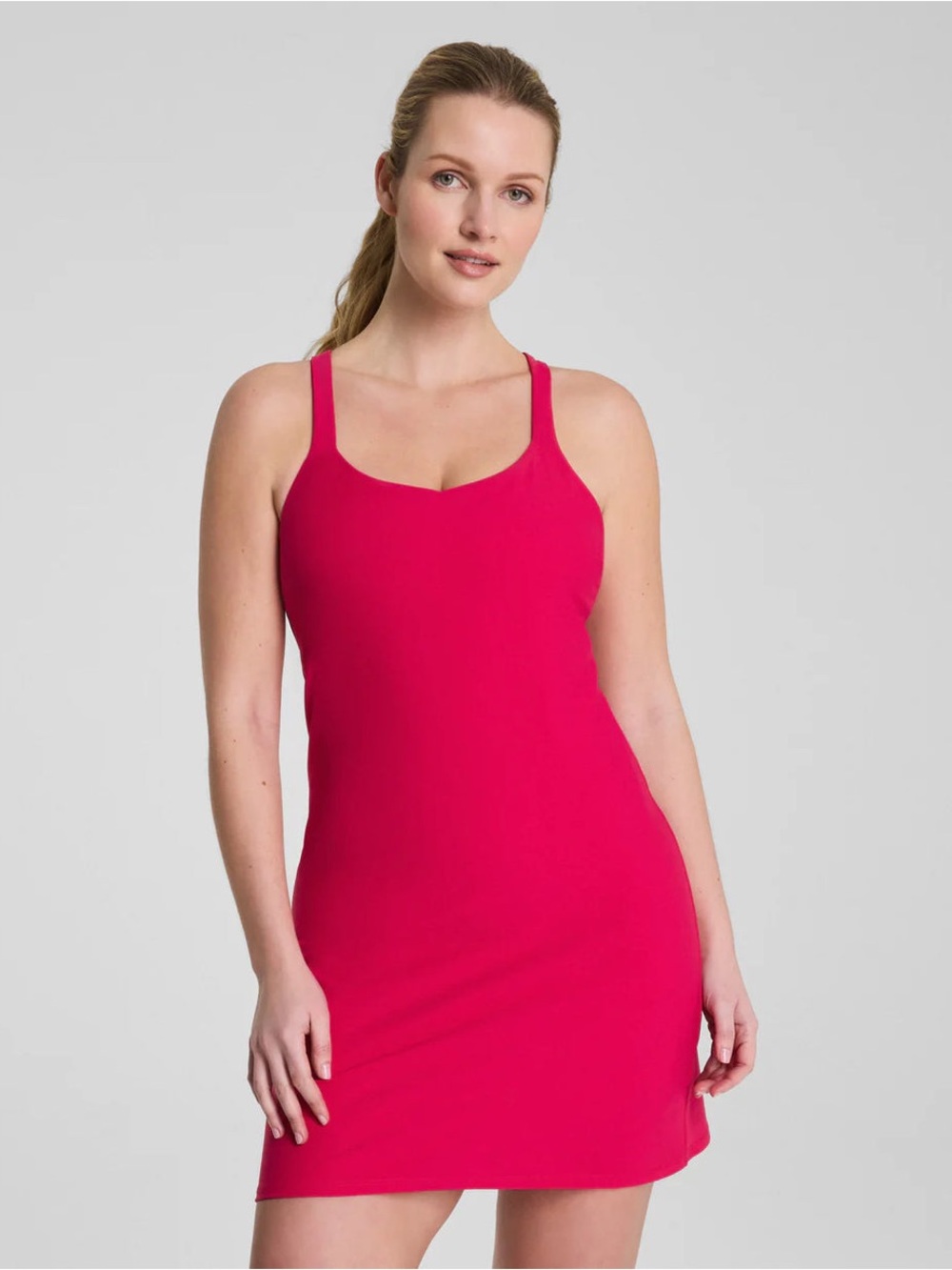 Women's Pink Strappy Back SPANX NWT dress